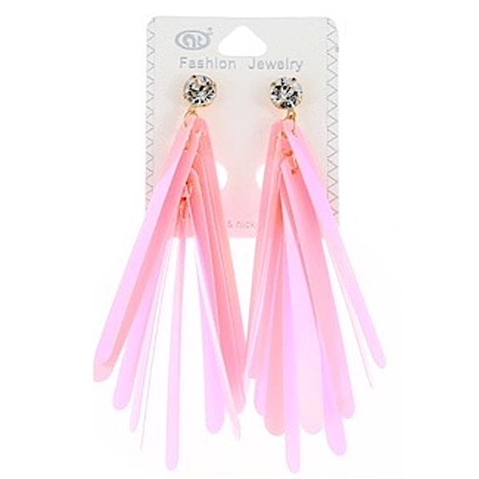 Holographic Sequin Tassel Earring