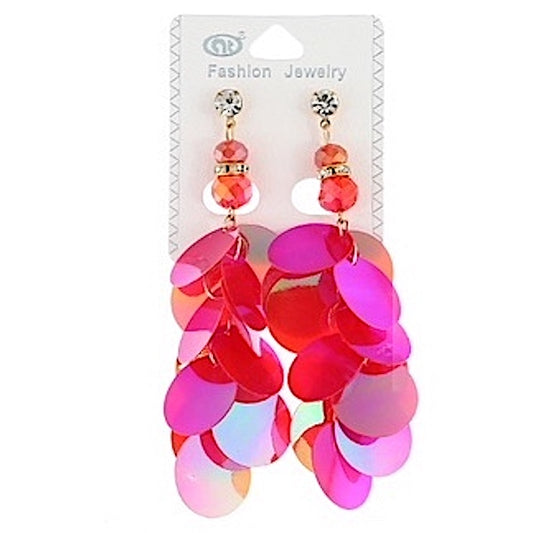 Holographic Sequin Earring