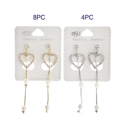 JAE32063 - Korean Style Heart Pearl Earring