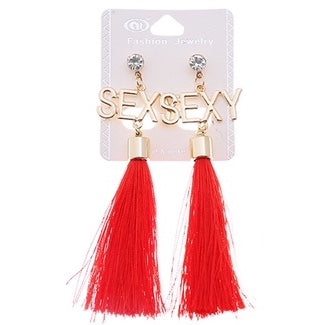 JAE35326 - Sexy Tassel Earring