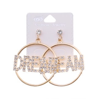 JAE35410 - Rhinestone Dream Earring