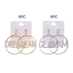 JAE35410 - Rhinestone Dream Earring