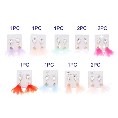 JAE35825 - Fabric Petal Earring