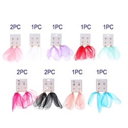 JAE35833 - Fabric Flower Earring