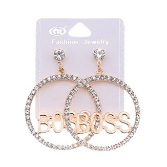 JAE36083 - Assorted Word Earrings