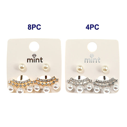 Front Back Pearl Dangle Earring