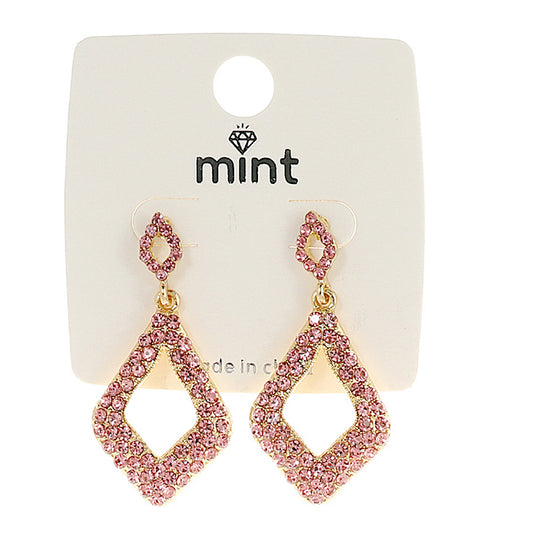 JAE43968 - Colorful Rhinestone Earring