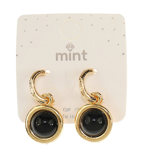 JAE47812 - Black Dangle Earring