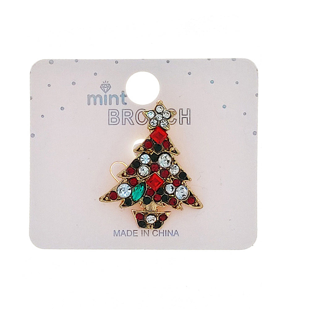 JAH48478 - Christmas Tree Brooch