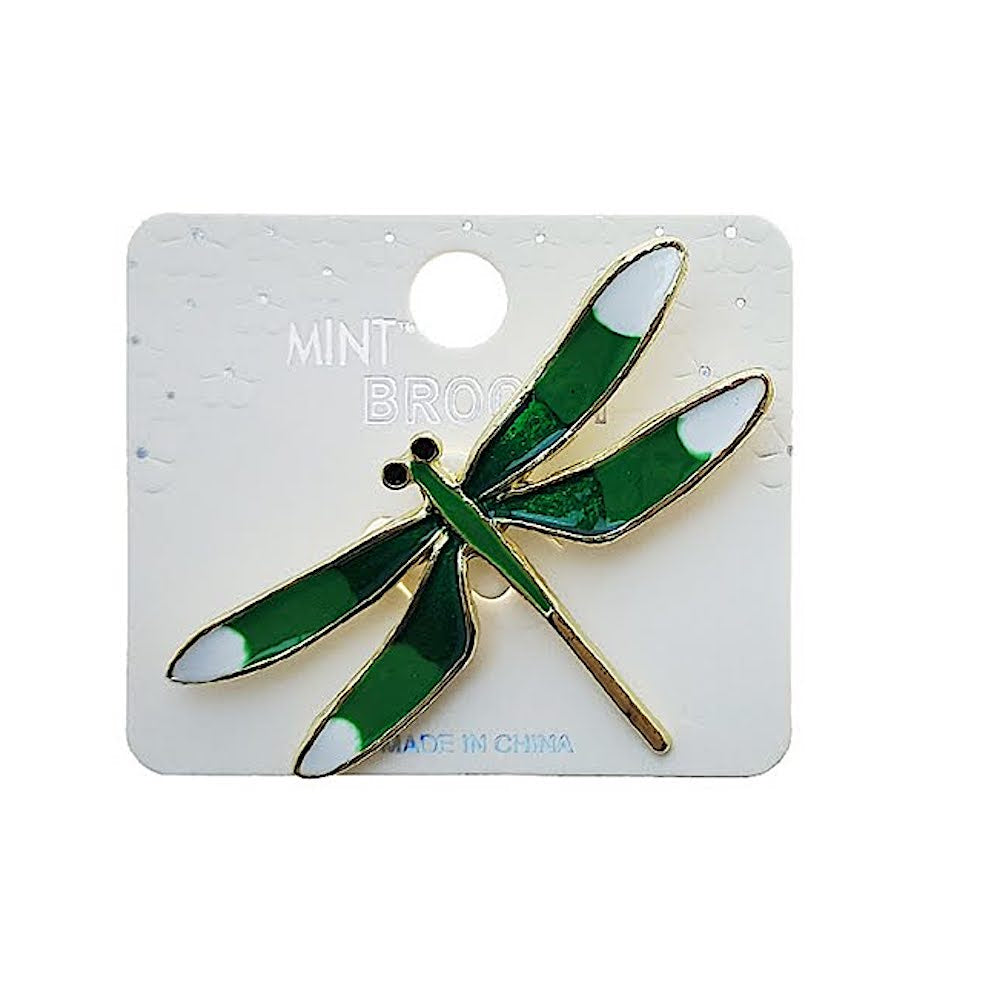 Enamel Dragonfly Brooch