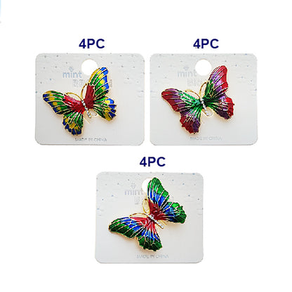 Enamel Butterfly Brooch
