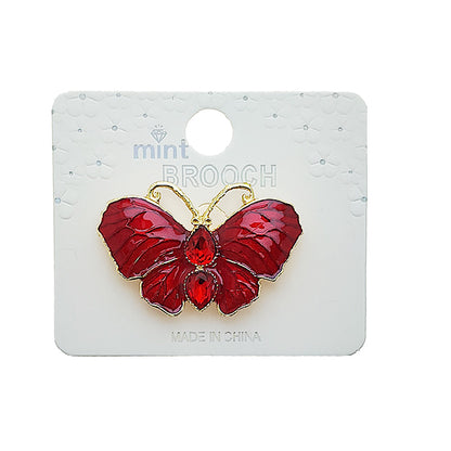 Enamel Butterfly Brooch