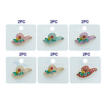 Rhinestone Sunhat Brooch