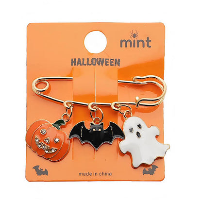 Halloween Charm Safety Pin Brooch Pin