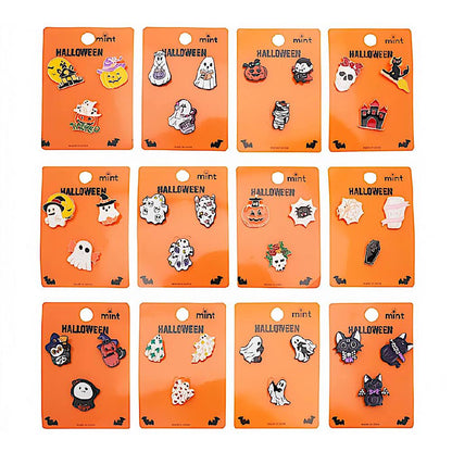 Halloween Assorted Enamel Character Pin Sets
