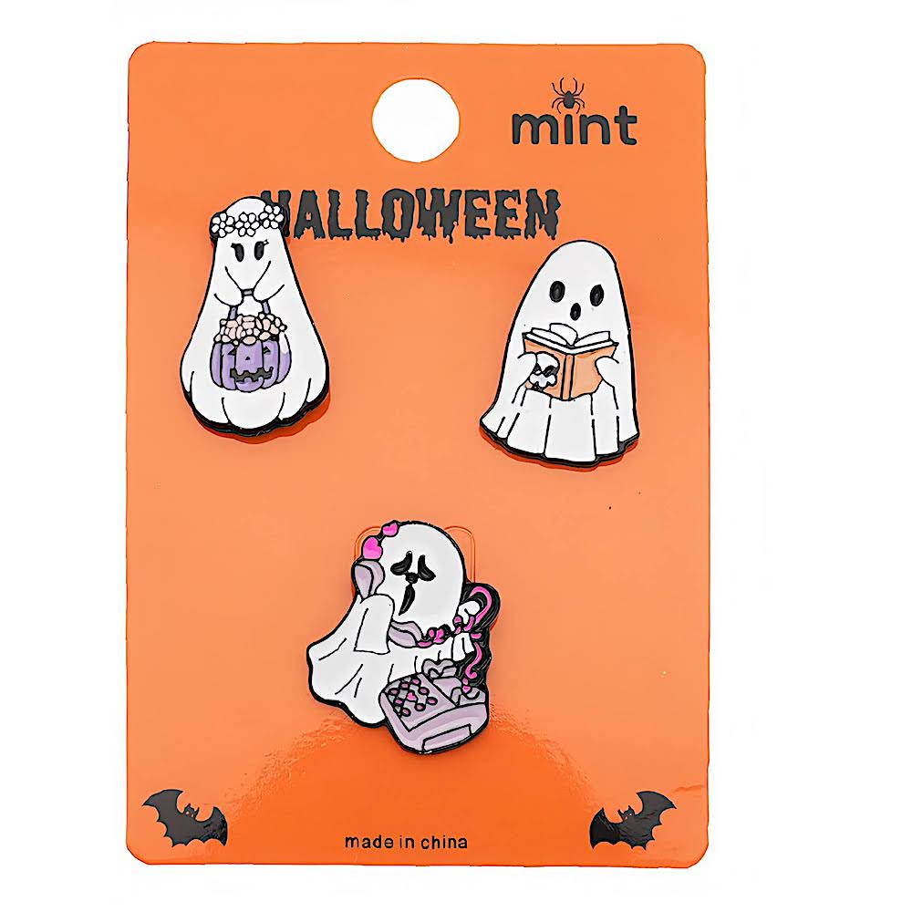 Halloween Assorted Enamel Character Pin Sets