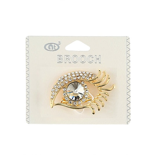 JAH27090 - Crystal Eye Brooch