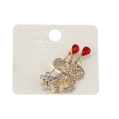 JAH45522-Rhinestone Brooch