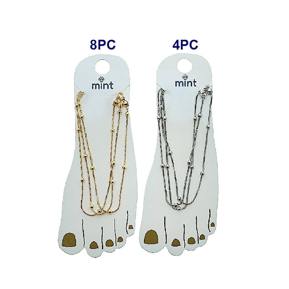 JAK49504 - Layered Bead Anklet