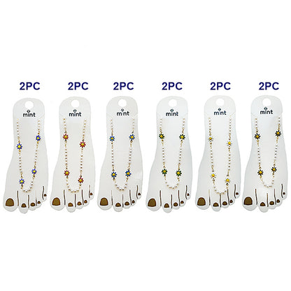 JAK49525 - Daisy & Pearl Anklet