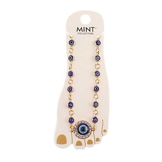 JAK42472  - Evil Eye Bead Anklet