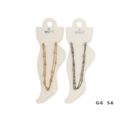 JAK5014 - Layered Bead Anklet
