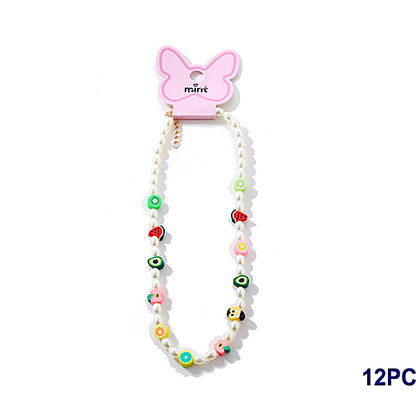 JAN43400 - Beaded Y2K Fruit Necklace