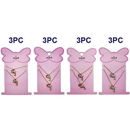 Rhinestone Dolphin BFF Necklace Set