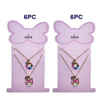 Daisy & Mushroom BFF Necklace Set