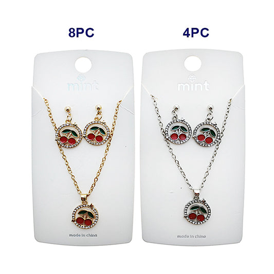 Cherry Charm Pendant Necklace