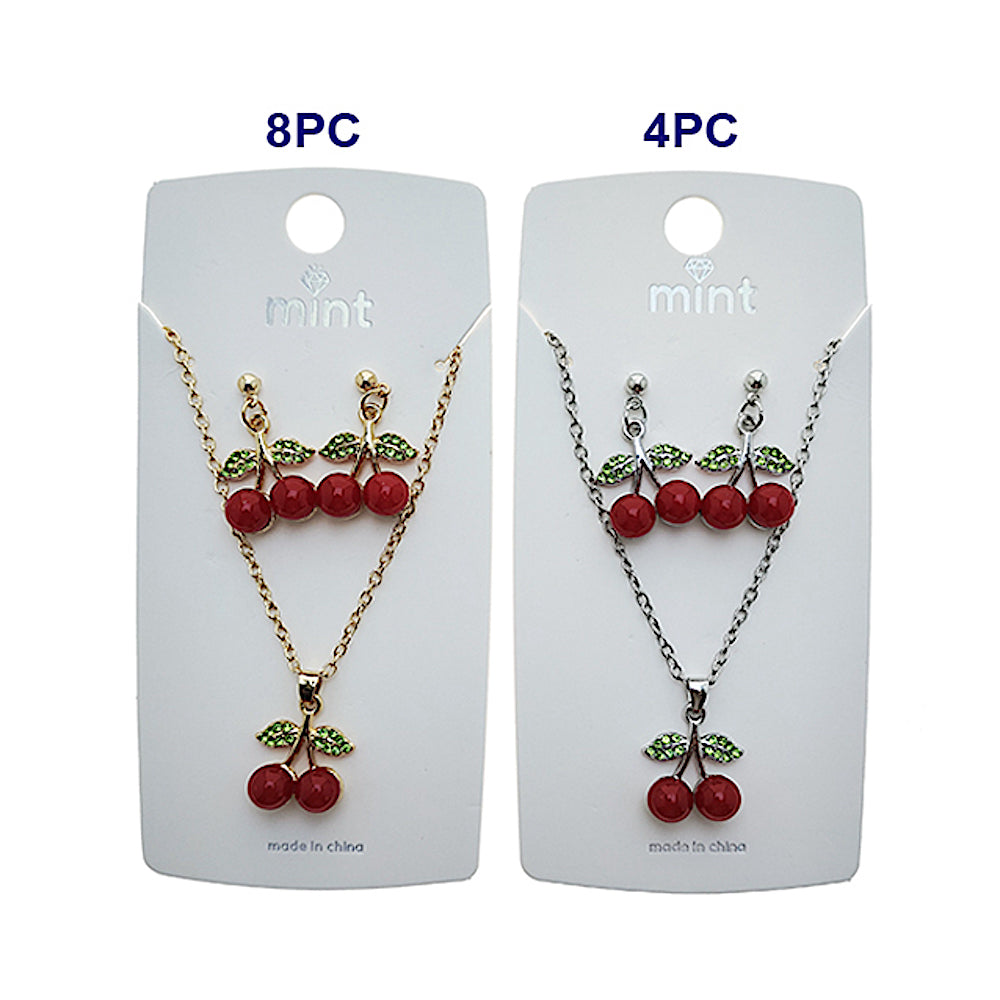 Cherry Charm Pendant Necklace