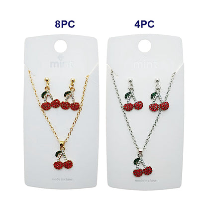 Cherry Charm Pendant Necklace