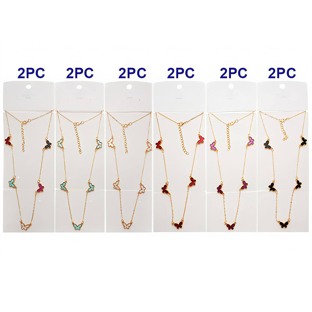 Butterfly Charm Chain Necklace
