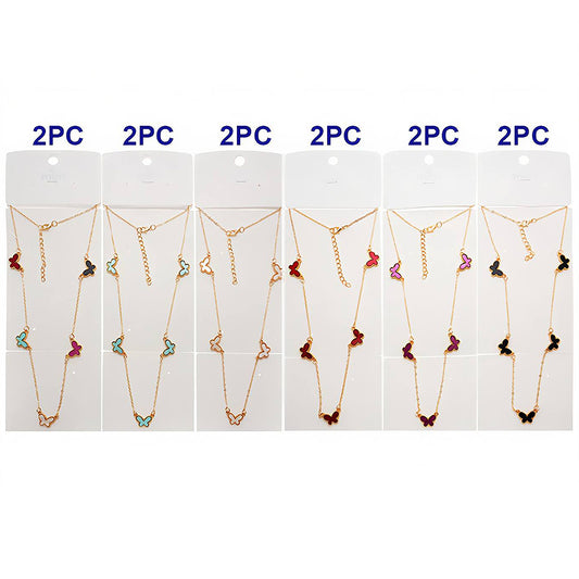 Butterfly Charm Chain Necklace