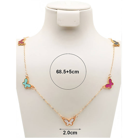 Butterfly Charm Chain Necklace