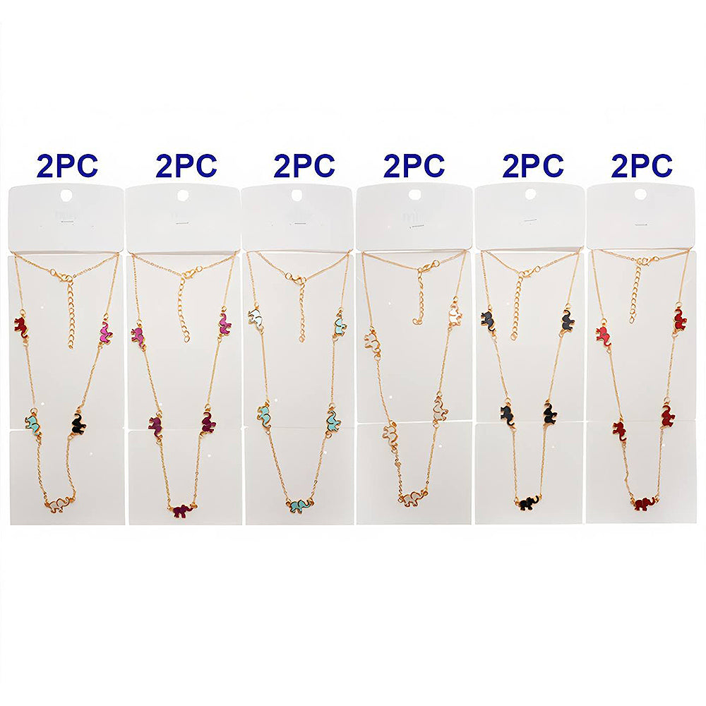 Elephant Charm Chain Necklace