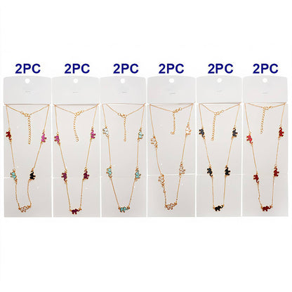 Elephant Charm Chain Necklace
