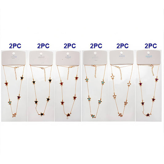 Sea Turtle Charm Chain Necklace
