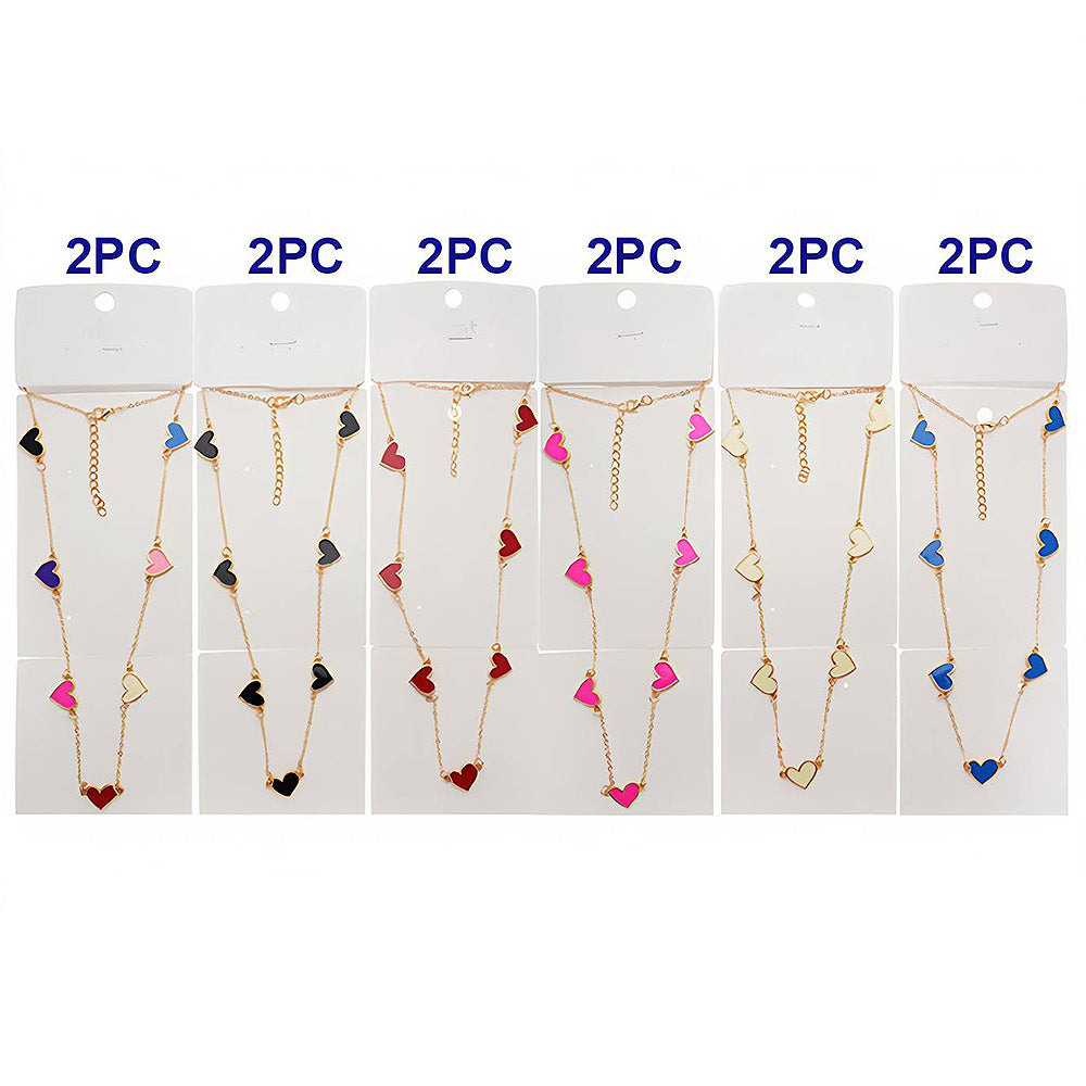 Heart Charm Chain Necklace