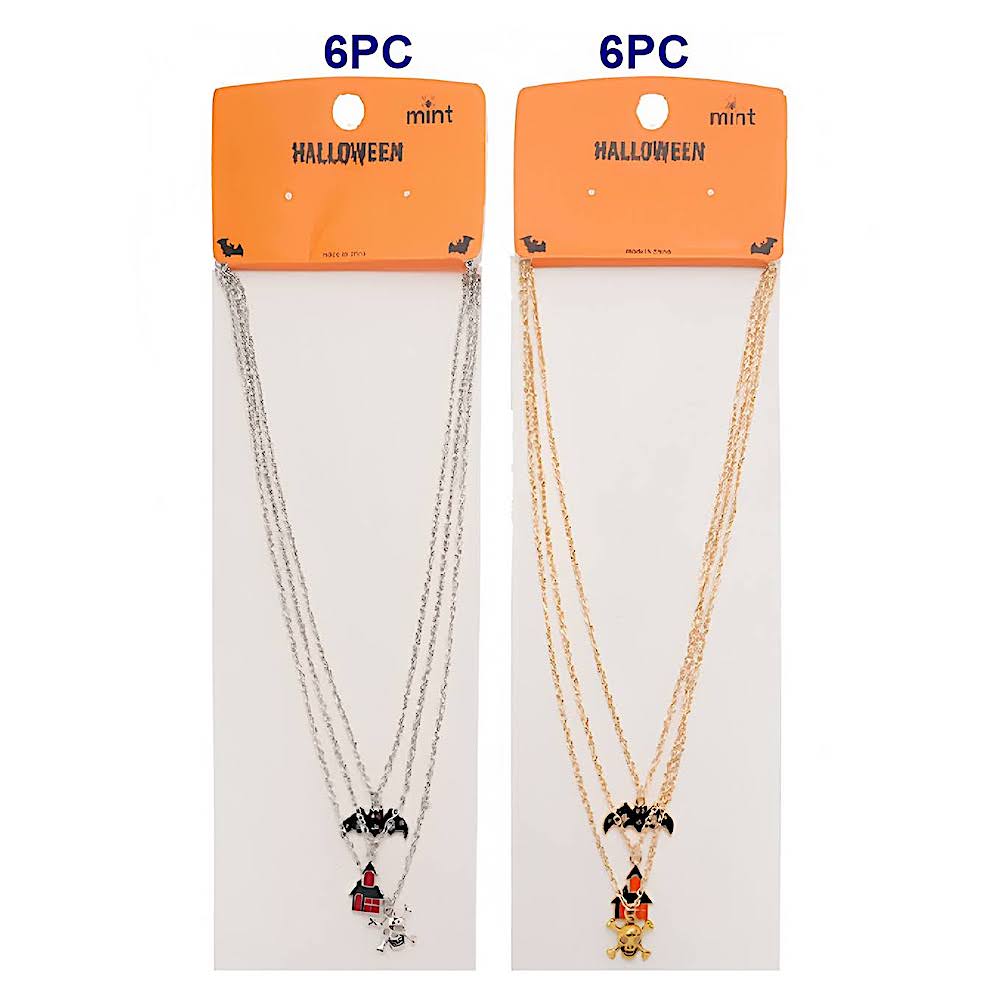 Halloween Charms Layered Necklace