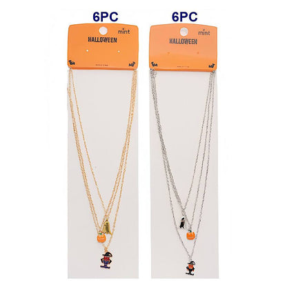 Halloween Charms Layered Necklace