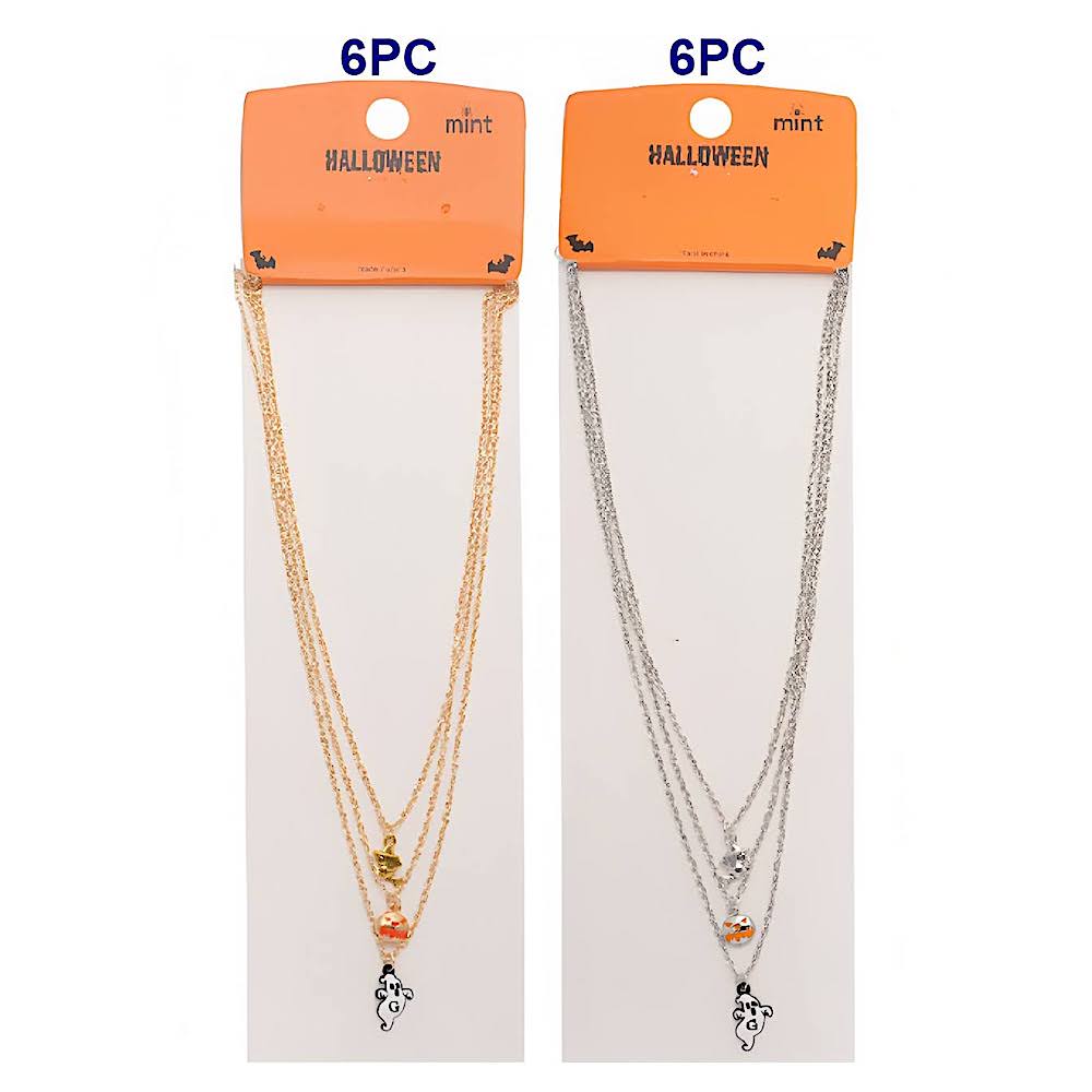 Halloween Charms Layered Necklace