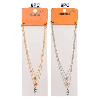 Halloween Charms Layered Necklace