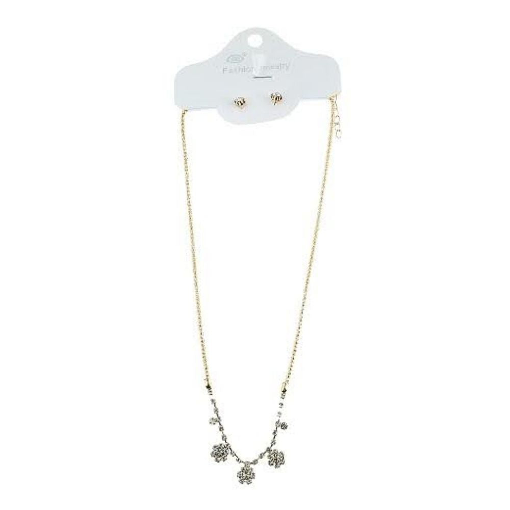 Rhinestone Necklace Set