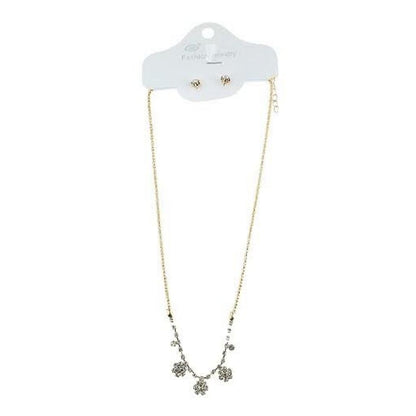 Rhinestone Necklace Set