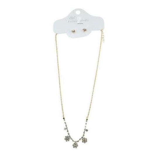 Rhinestone Necklace Set