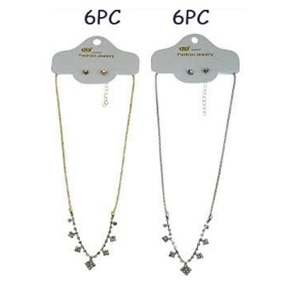 Rhinestone Necklace Set