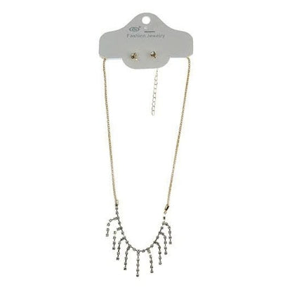 Rhinestone Necklace Set