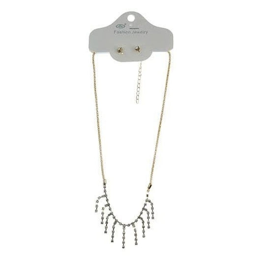 Rhinestone Necklace Set