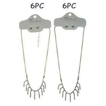 Rhinestone Necklace Set